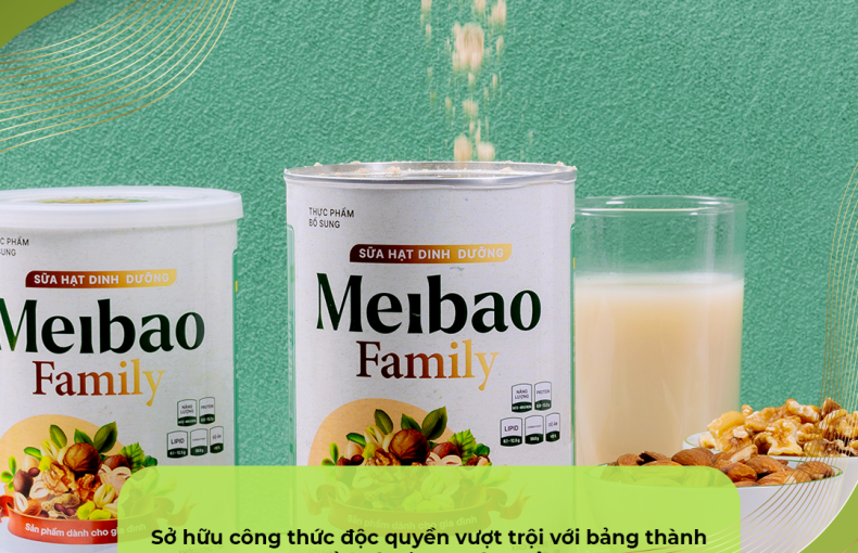 5 ưu điểm vượt trội của sữa hạt Meibao