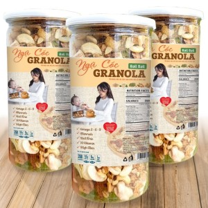 Ngũ cốc Grannola vị mật hoa nhuỵ dừa (Set 5 hộp 400 gram)