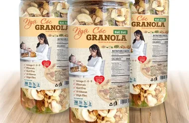 Ngũ cốc Grannola vị mật hoa nhuỵ dừa (Set 5 hộp 400 gram)